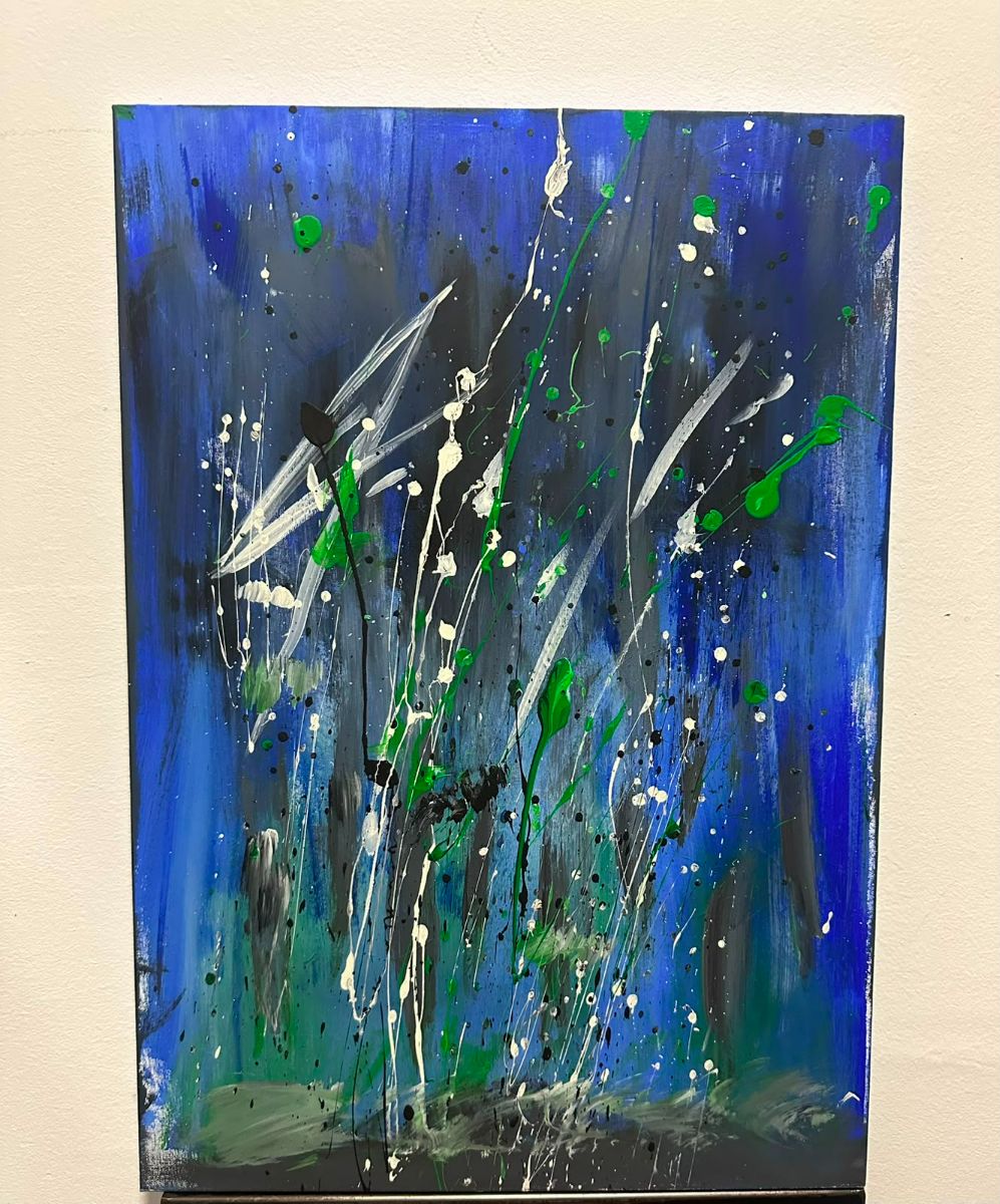 Controlled chaos painting