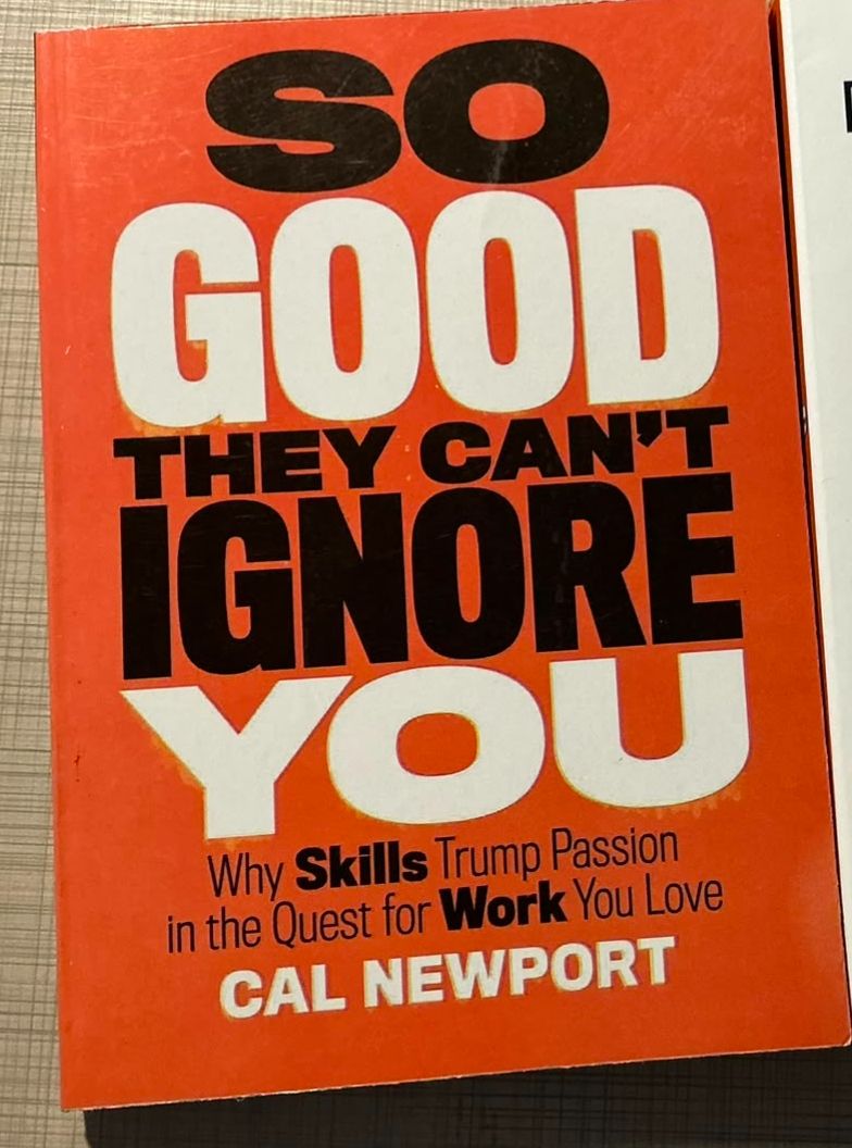 So Good They Can't Ignore You by Cal Newport