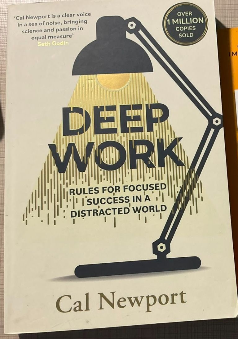 Deep work by Cal Newport